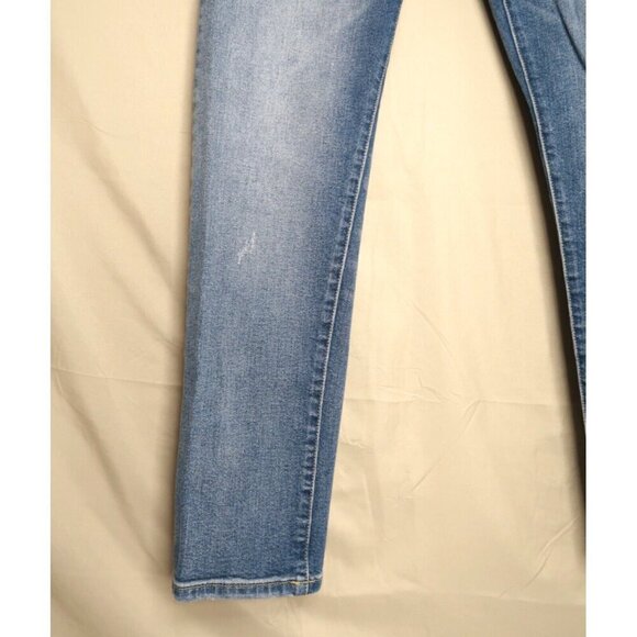 Pilcro Anthro Jeans Ankle Medium Wash Blue Lo Rise Distressed RN66170 Women's 27 - Picture 3 of 12